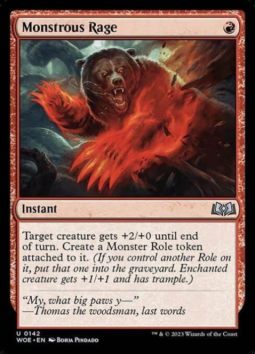 Monstrous Rage Kunto: NM