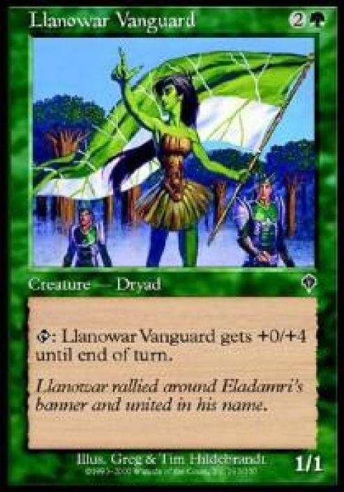 Llanowar Vanguard Kunto: EX