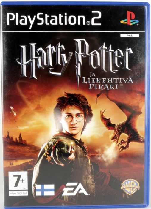 Harry Potter ja Liekehtiva Pikari kaytetty PS2 Suomi versio