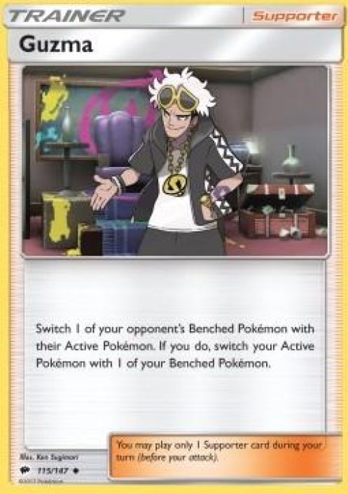 Guzma 115/147 holo kunto: near mint