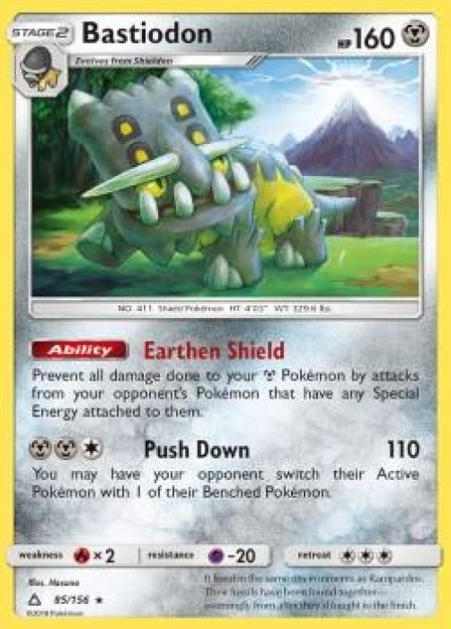 Bastiodon 85/156 holo kunto: near mint