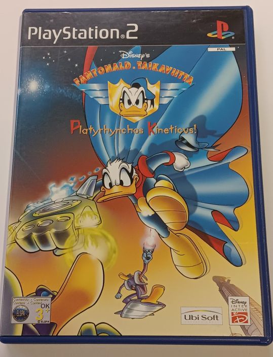 Disney Fantonald-Taikaviitta: platyrhynchos Kineticus kaytetty PS2