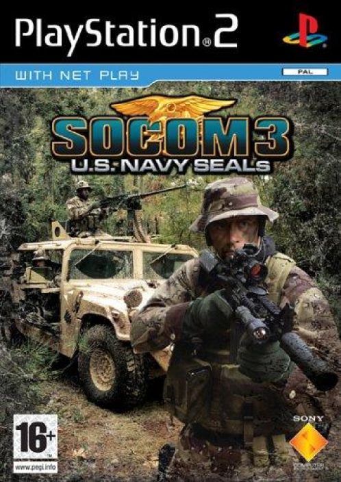 Socom 3 US navy seals kaytetty PS2
