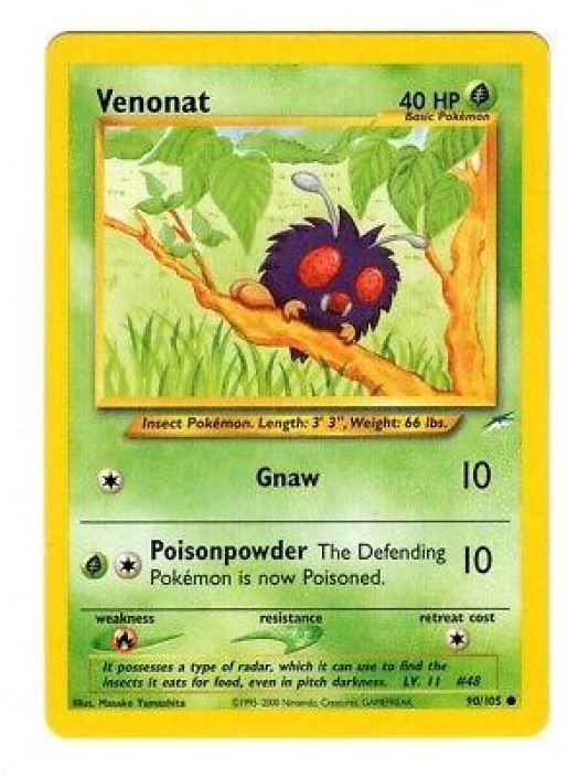 Venonat 90/105 Kunto: NM