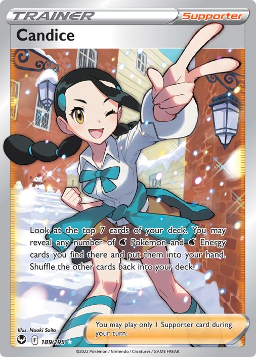 Candice Full Art 189/195 NM Kunto NM