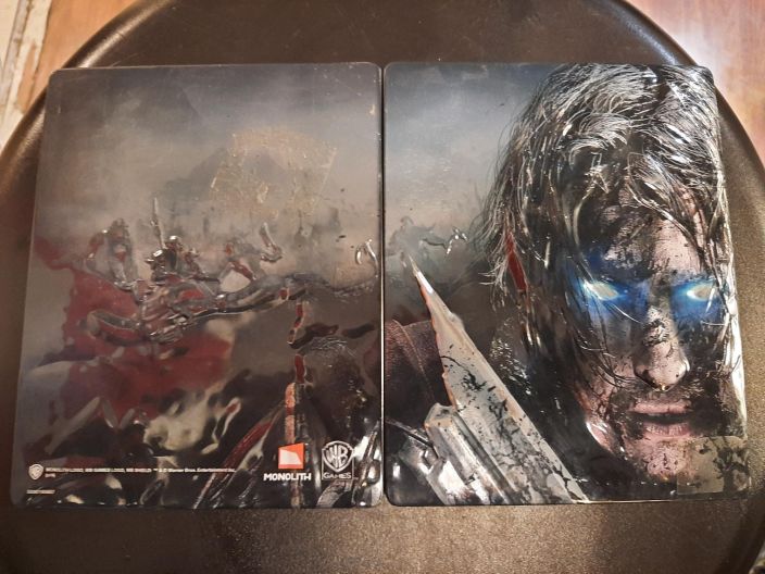 Middle-earth Shadow of Mordor kaytetty PS4 Collectors edition metalliset kannet