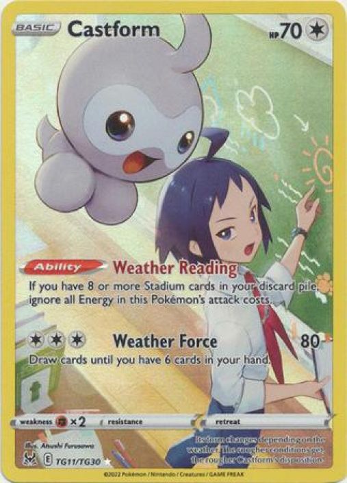 Castform TG11/TG30 Kunto: Near Mint