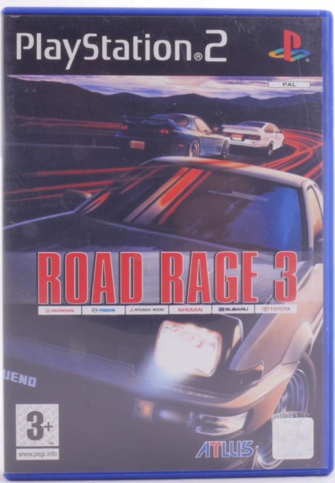 Road Rage 3 kaytetty PS2