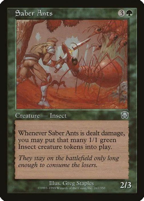 Saber Ants Kunto: Excellent