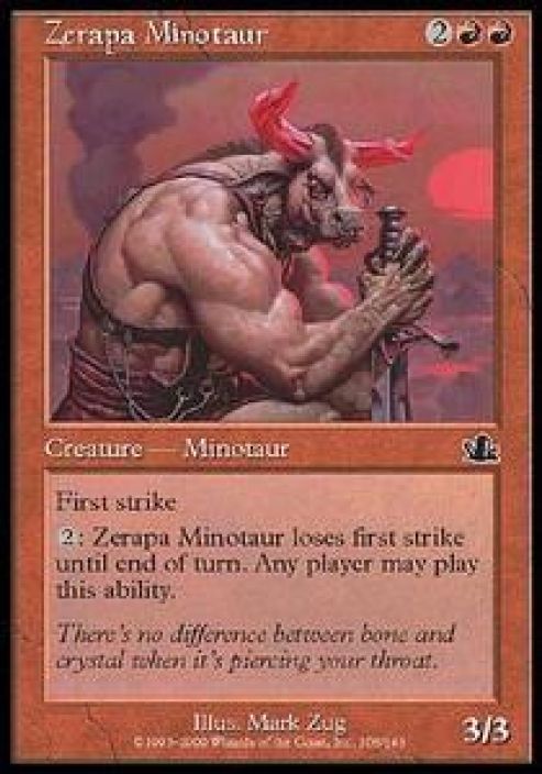 Zerapa Minotaur Kunto: Excellent
