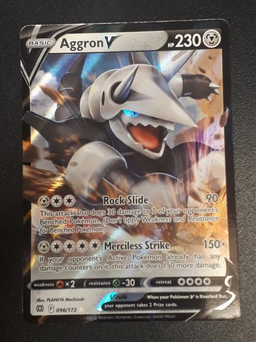 Aggron V 096/172 Kunto: NM/M