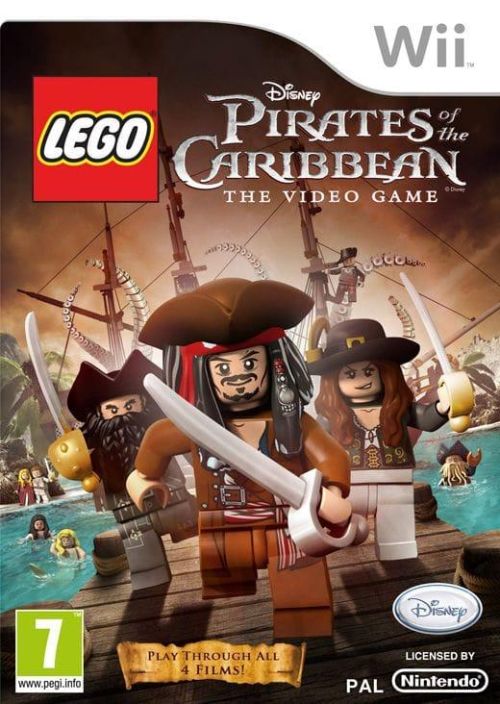 Lego Pirates of the Caribbean Kaytetty Wii
