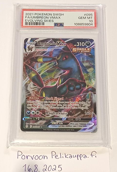 Umbreon VMAX 095/203 PSA 10 Kunto: Gem Mint PSA 10 PSA 108859804