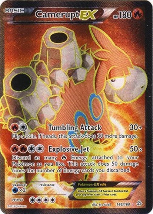 Camerupt EX 146/160 Kunto: Light Played