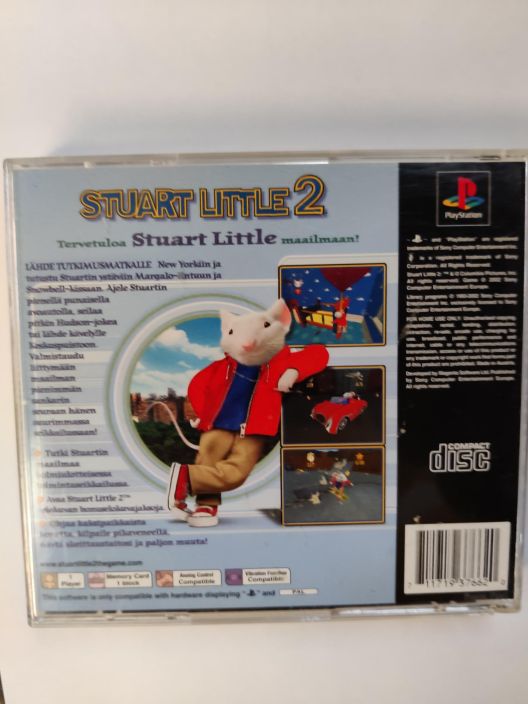 Stuart Little 2 Kaytetty PS1 Ei Etupahveja, ei manuaali, Levyssa lukee &quot;Kim&quot;