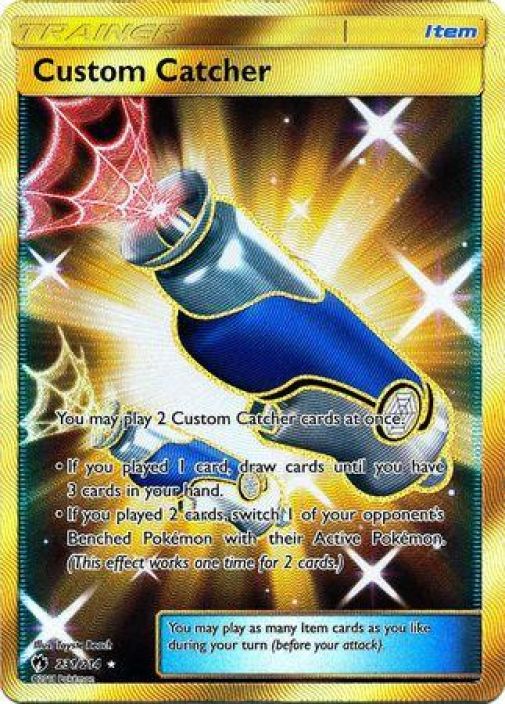 Custom Catcher Secret Rare 231/214 NM Kunto NM