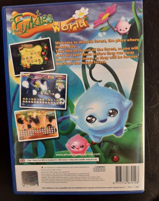 Finkles World PS2 kaytetty HYPER RARE PELI ;-) Ei Postitusta eli vain NOUTO ellei muuta sovita