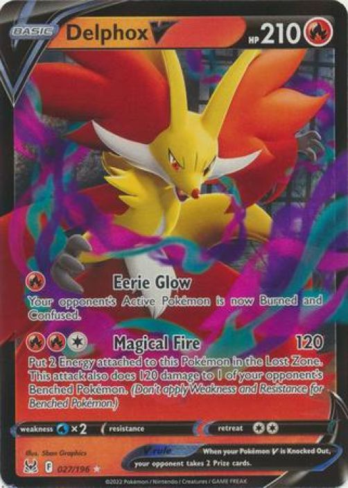 Delphox V 027/196 Kunto: Exellent