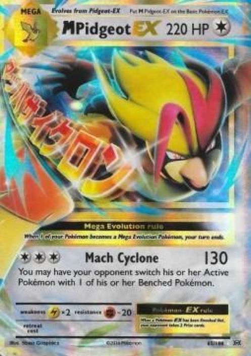 MPidgeot ex 65/108 kunto: excellent