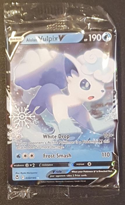 Alolan Vulpix V 033/195 Joulutahtileimalla