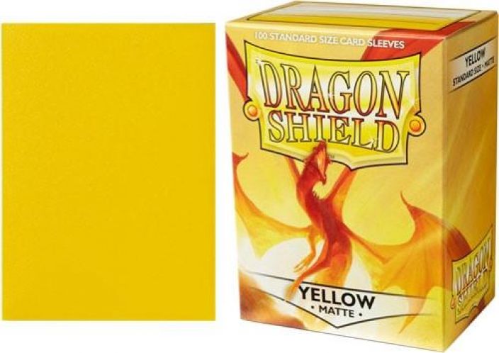 Dragon Shield standard Sleeves matte yellow 100