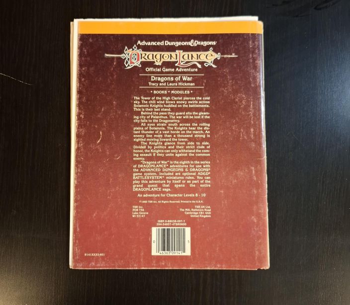 Advanced Dungeons &amp; Dragons Dragons of War tuotekuva 1