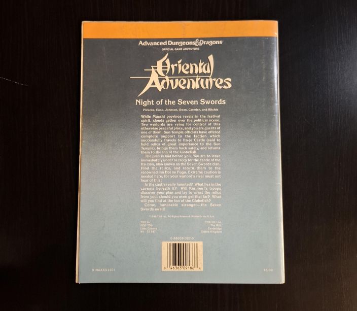 Advanced Dungeons &amp; Dragons Night of the Seven Swords tuotekuva 1