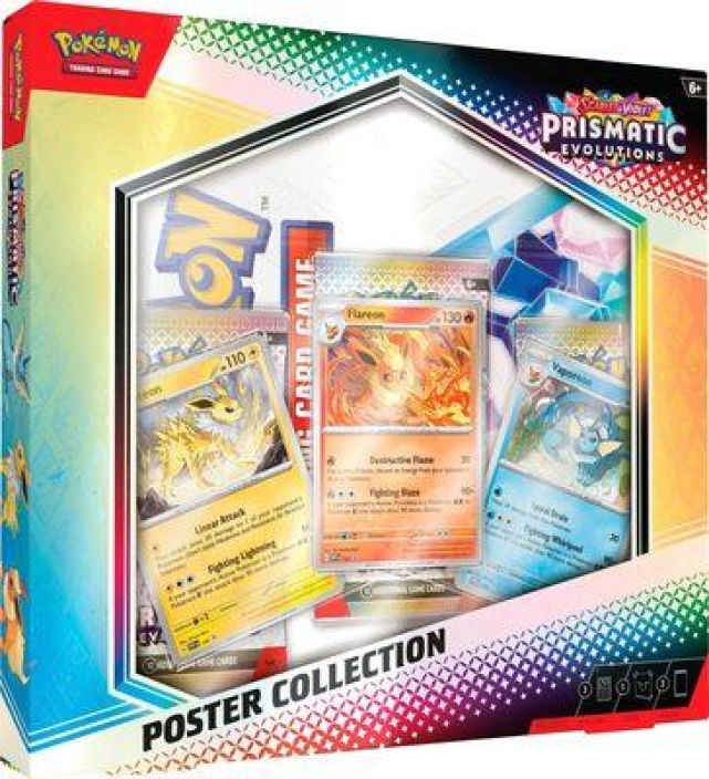 Pokemon Prismatic Evolutions Poster Collection Julkaisu 17.1