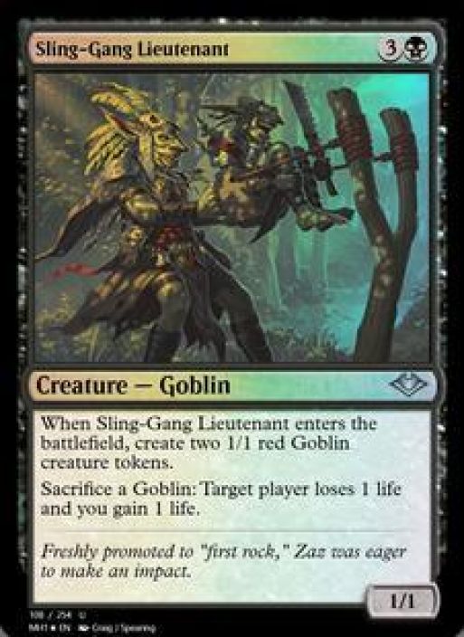 Sling Gang Lieutenant Foil Kunto: Near Mint
