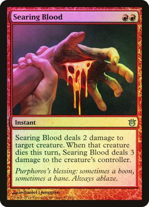 Searing Blood Foil Kunto: Excellent