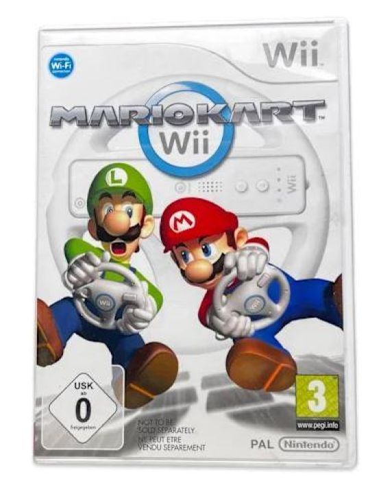 Mario Kart Wii kaytetty PAL, Manuaali loytyy