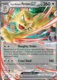 Team Rocket's Persian ex 150/182 GD