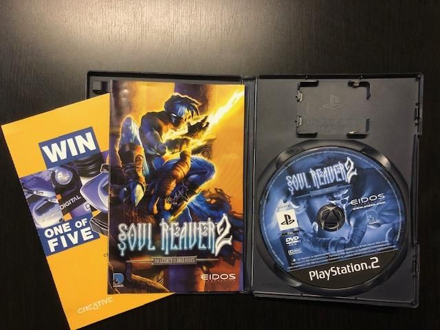 Soul Reaver 2 kaytetty PS2 manuaali ja levy hyvassa kunnossa.