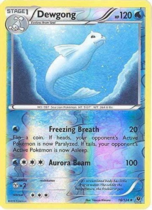 Dewgong 16/124 Reverse Holo Kunto: NM