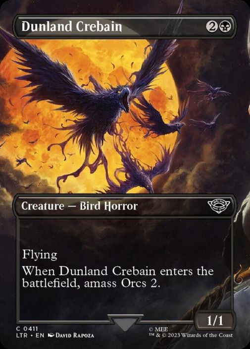 Dunland Crebain C0411 NM Kunto NM