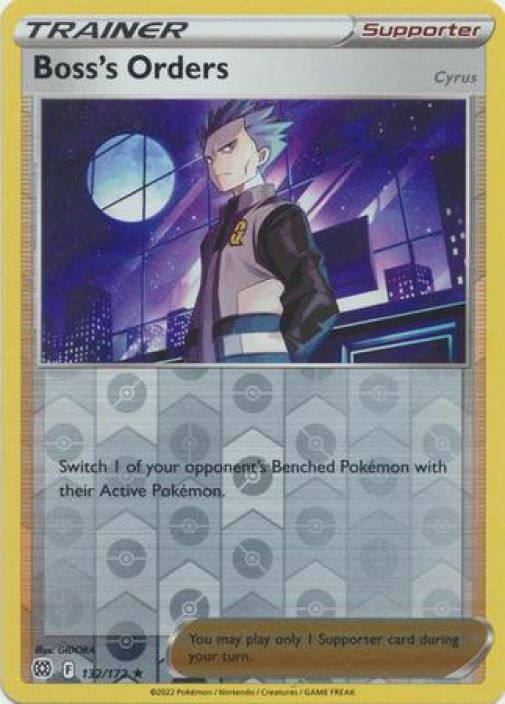 Boss's Orders 132/172 Holo/ Reverse Kunto: NM