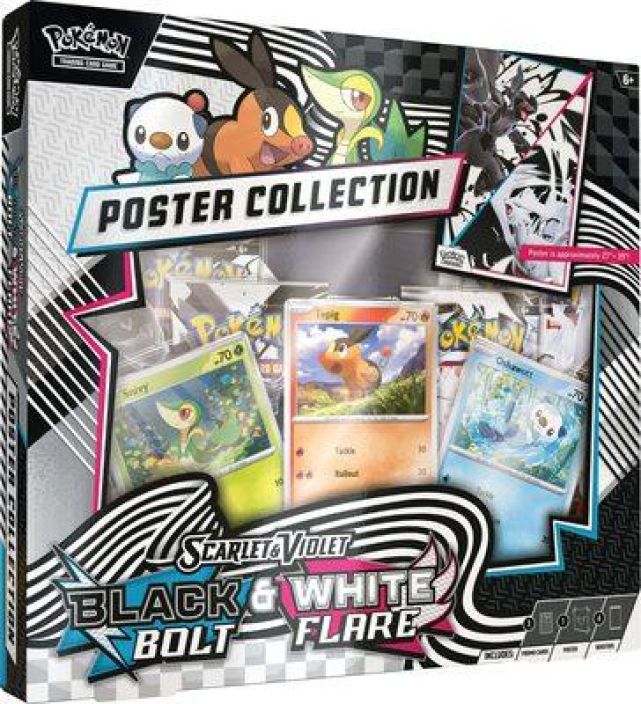 Pokemon Black Bolt &amp; White Flare Unova Poster Collection Julkaisu 18.7