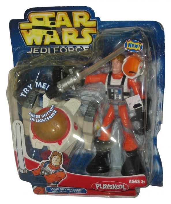 Star Wars Jedi Force Luke Skywalker with Jedi Jet pack (2004) Boxed