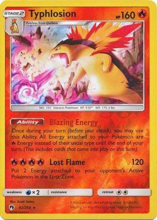 Typhlosion 42/214 Reverse Holo Kunto EX