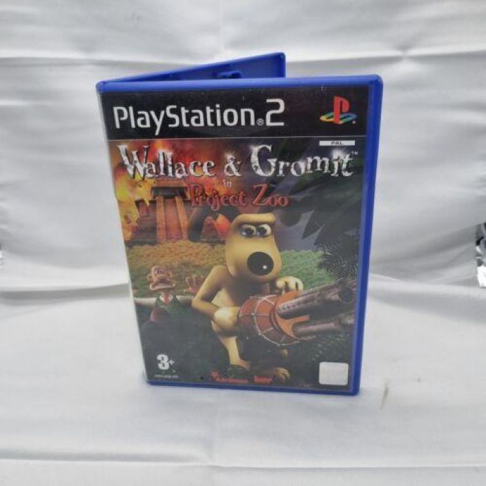 Wallace And Gromit In Project Zoo kaytetty PS2