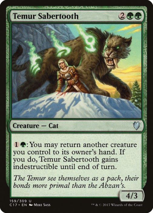 Temur Sabertooth 141/185U EX Kunto :EX