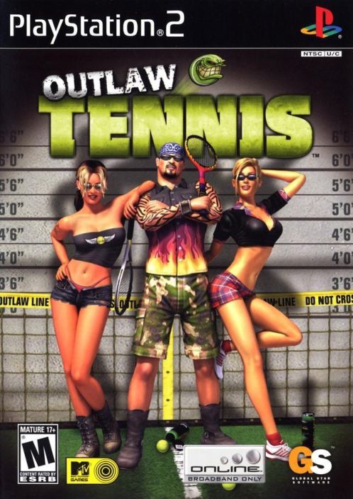 Outlaw Tennis kaytetty PS2