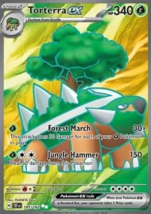 torterra ex 185/162 kunto:Near Mint