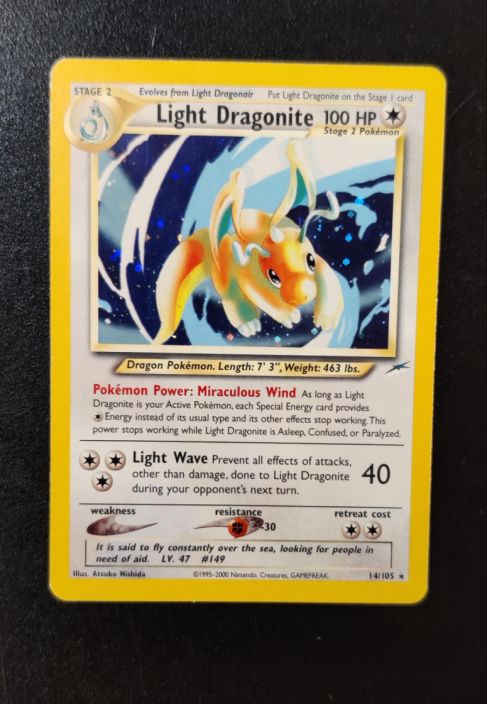 Light Dragonite Neo Destiny 14/105 Kunto: Medium Play