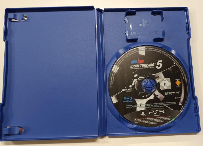 Gran Turismo 5 Loose Kaytetty PS3 Ei omia kansi pahveja