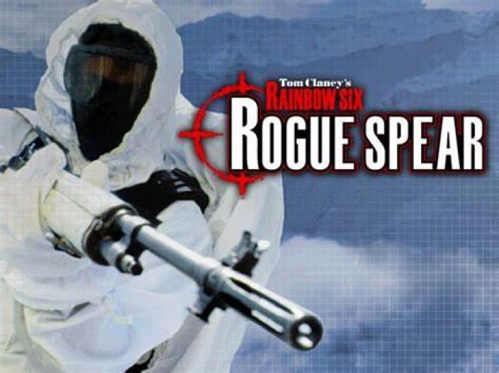 Tom Clancy Rainbow six rogue spear kaytetty PC Manuaali mukana