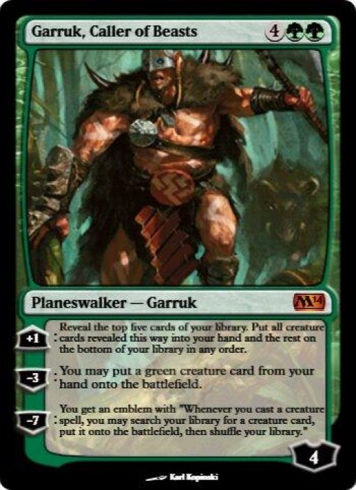 Garruk, Caller of Beasts Kunto: NM