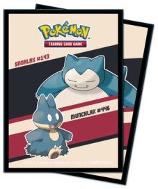 Pokemon Korttisuojat Snorlax & Munchlax 65kpl