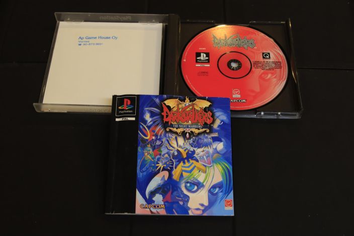 Darkstalkers The Night Warriors kaytetty PS1 CIB - hyva kunto - CAPCOM