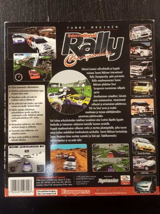 International Europress Rally Championship Big Box kaytetty pc